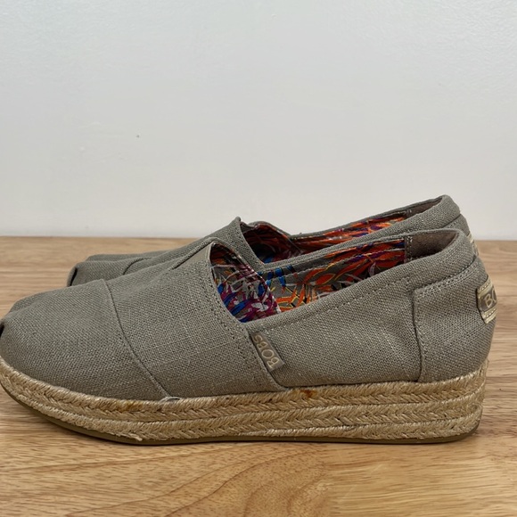 Skechers Bobs Slip On Canvas Espadrilles shoes - Picture 1 of 16